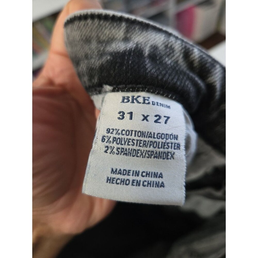 BKE Jeans Womens 31x27 Gray Parker Universal Fit High Rise Ankle Skinny Denim - Picture 9 of 10